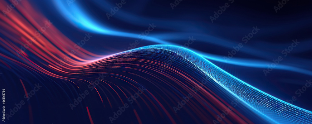 Wall mural digital technology concept, abstract background