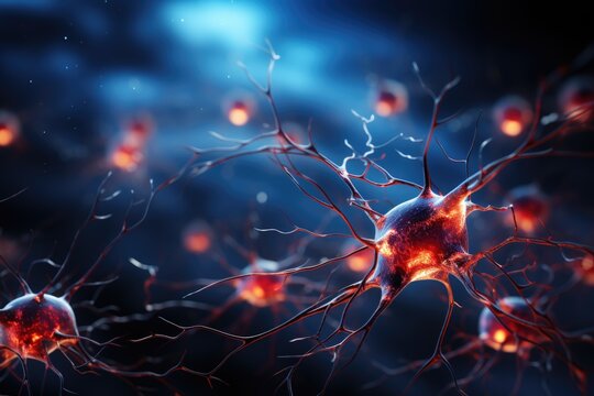 The Neural Network. Brain. Neurological and Mind Map.