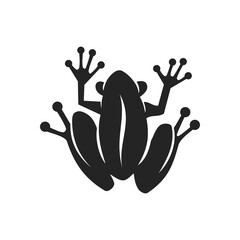 frog logo template Isolated. Brand Identity. Icon Abstract Vector graphic