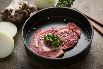 raw minced meat