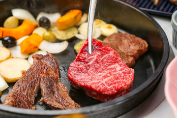 Grilled Sirloin, 등심구이, 꽃등심