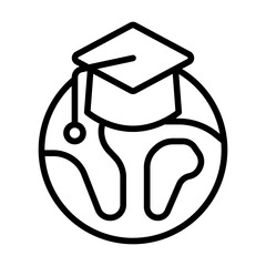 Education line icon