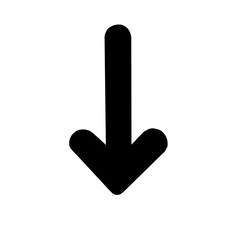 direction black line arrow