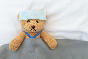 sick with a headache, seasonal influenza, allergic, high fever and influenza, resting, virus, coronavirus, feel illness, respiratory, cold and flu, exhaustion, infection, unwell