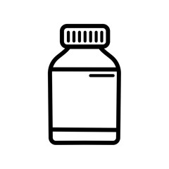 Medicine, medicine bottle, medicine - vector icon