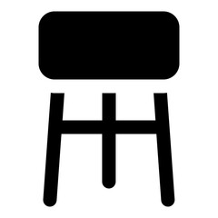 Stool glyph icon