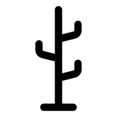 Coat stand line icon