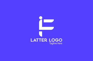 Monogram Latter, Company, business I F logo design	