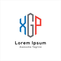 XGP letter logo design icon