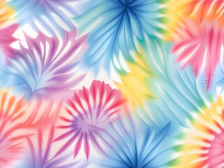 Fototapeta na wymiar watercolor pattern. abstract background with flowers