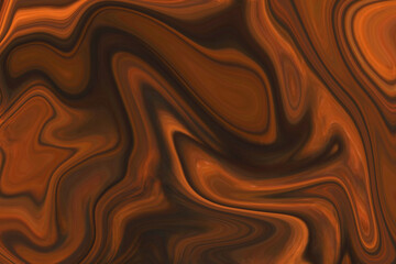 Yellow and orange marble ink texture acrylic painted waves texture background. Artistic shape fluid flow. Lava pattern. pattern can used for wallpaper or skin wall tile luxurious.