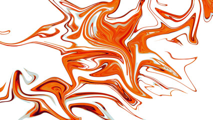 Abstract background with waves. Mixed paint