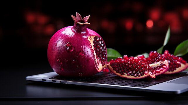 5d grenade depicted in computer, super detailing. Generative AI