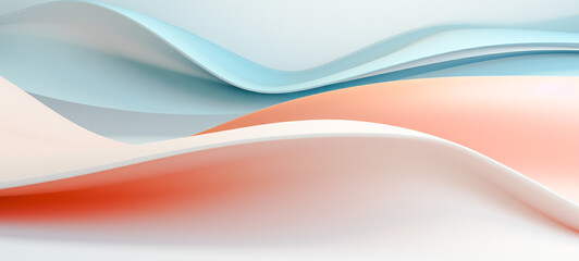 Abstract wave colorful business background. The wave is vibrant, For art texture, presentation design or web design and web background. Generative AI.