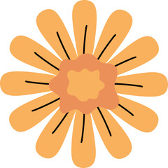 Obraz premium Retro Flower