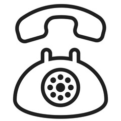 Contact Us Line Icon