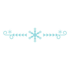 Christmas Snowflake Divider