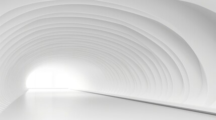 Obraz premium Abstract white architecture background, white geometric wallpaper