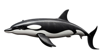 orca  isolated on a transparent background. dolphin orca png.