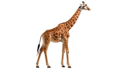 giraffe  isolated on a transparent background.