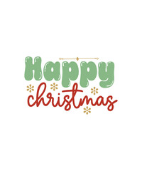 Retro Christmas SVG Bundle, Retro Christmas png, Groovy Christmas svg, Christmas Words svg, Christmas Shirt svg, mama claus svg, Cricut