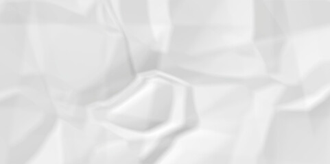 	
Crumpled paper texture and White crumpled paper texture crush paper so that it becomes creased and wrinkled. Old white crumpled paper sheet background texture.	
