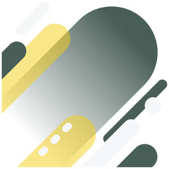 Modern Geometric Rounded Corner