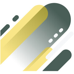 Modern Geometric Rounded Corner