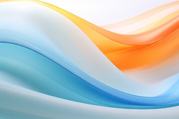 Obraz premium Abstract Colorful Wave background, ai generated. High detailed, windows wallpaper.