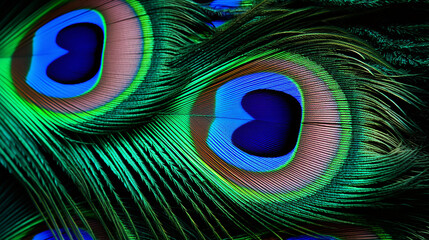 Obraz premium Pena de pavão