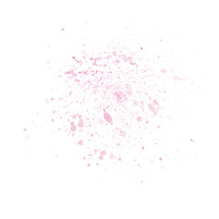 Watercolor splatter sparkle effect paint