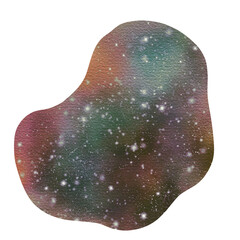 Abstract Watercolor Organic Freeform Shape