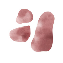 Abstract Watercolor Organic Freeform Shape