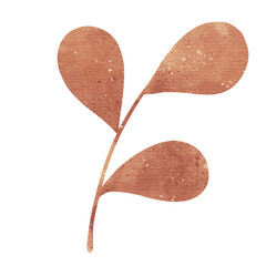 Abstract Watercolor Organic Freeform Shape