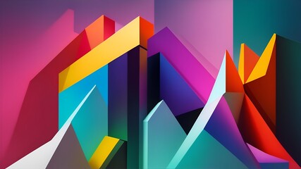 abstract background with colorful arrows