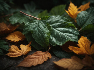 autumn leaves background