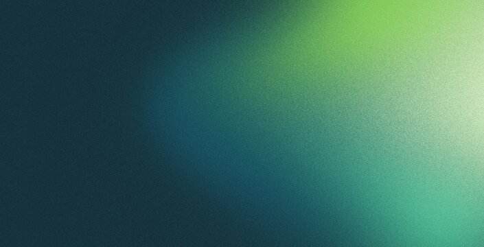 A beautiful Dark green blue glowing grainy gradient background noise texture backdrop webpage header banner design