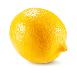 lemon isolated on the white background. Clipping path