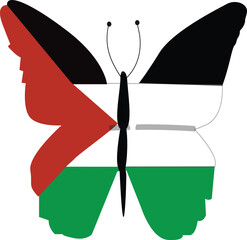 butterfly on a white background,,hand, icon, sign, vector, logo, silhouette, hands, symbol, design, palm, concept, people, fingers, palestine,stop war,