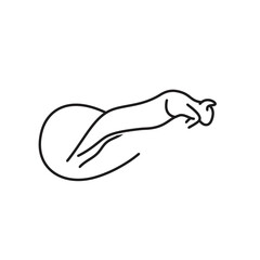 Line Art Logo Design Cheetah