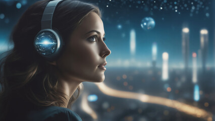 Naklejka premium Future Information Technology Concepts