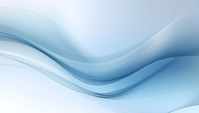 Blue and white technology waves abstract background © Cla78