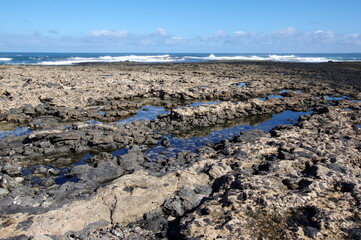 Fuerteventura is one of the Canary Islands, in the Atlantic Ocean, part of the North Africa region, and politically part of Spain.