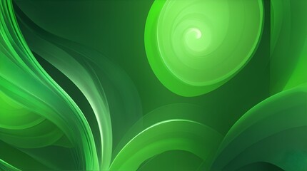Enchanted green gradient symphony background