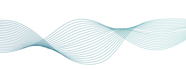 Abstract colorful wave line transparent background modern stream wave background and wave curve lines background. Vector business Illustration pattern of lines in transparent background