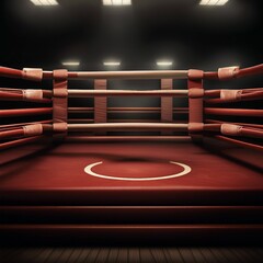 boxing ring illustration background