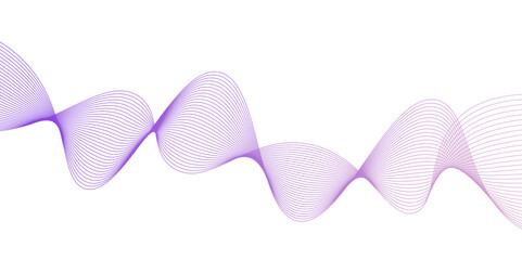 Abstract colorful sound, voice, music curved and wave lines background.Vector wave lines, gradient, perfect for background,
