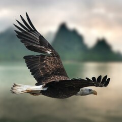 Bald Eagle Flying Photo