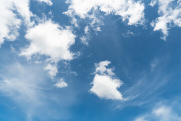 Cloudscape, Blue sky and white clouds, clear blue sky background, clouds with background.