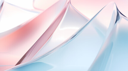 Naklejka premium The colorful gradient holographic iridescent neon curved wave, abstract glossy glass, backdrops, wallpapers, and covers.